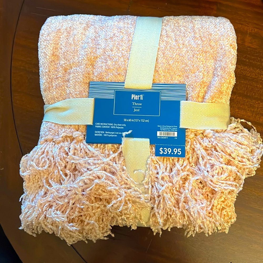 Pier 1 Throw Blanket